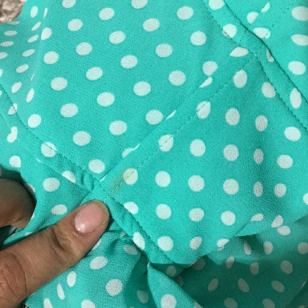 Turquoise dress - Picture 3 of 5